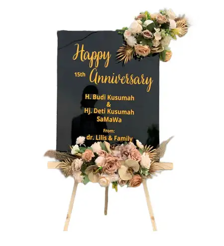 Papan Bunga Akrilik Permata