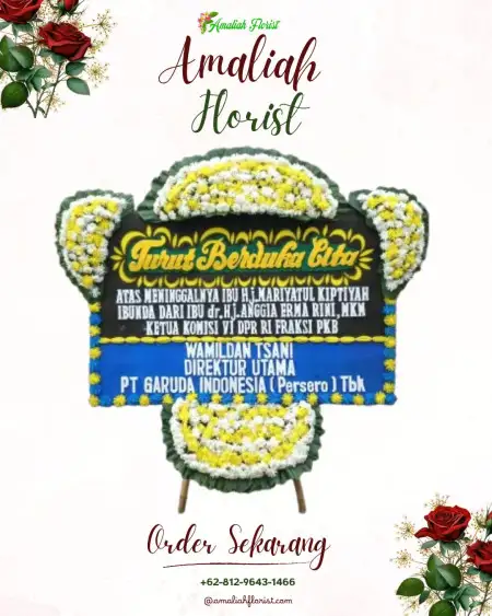 Papan Bunga Duka Permata